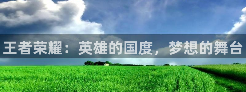 MK电竞官网：王者荣耀：英雄的国度，梦想的舞台